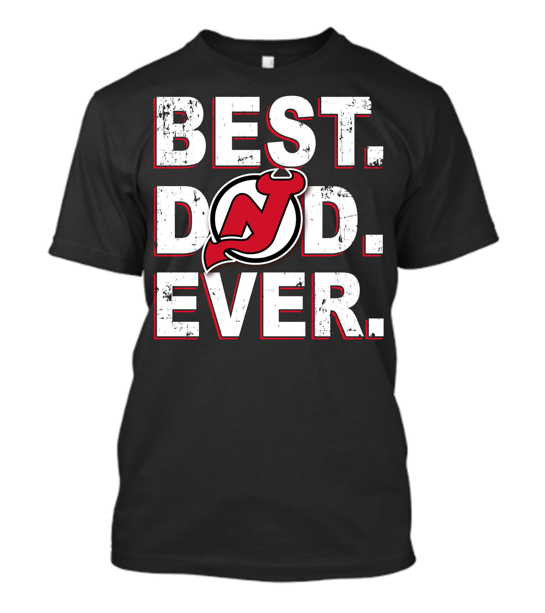 Best Dad Ever Nj Devils Fan T-Shirt