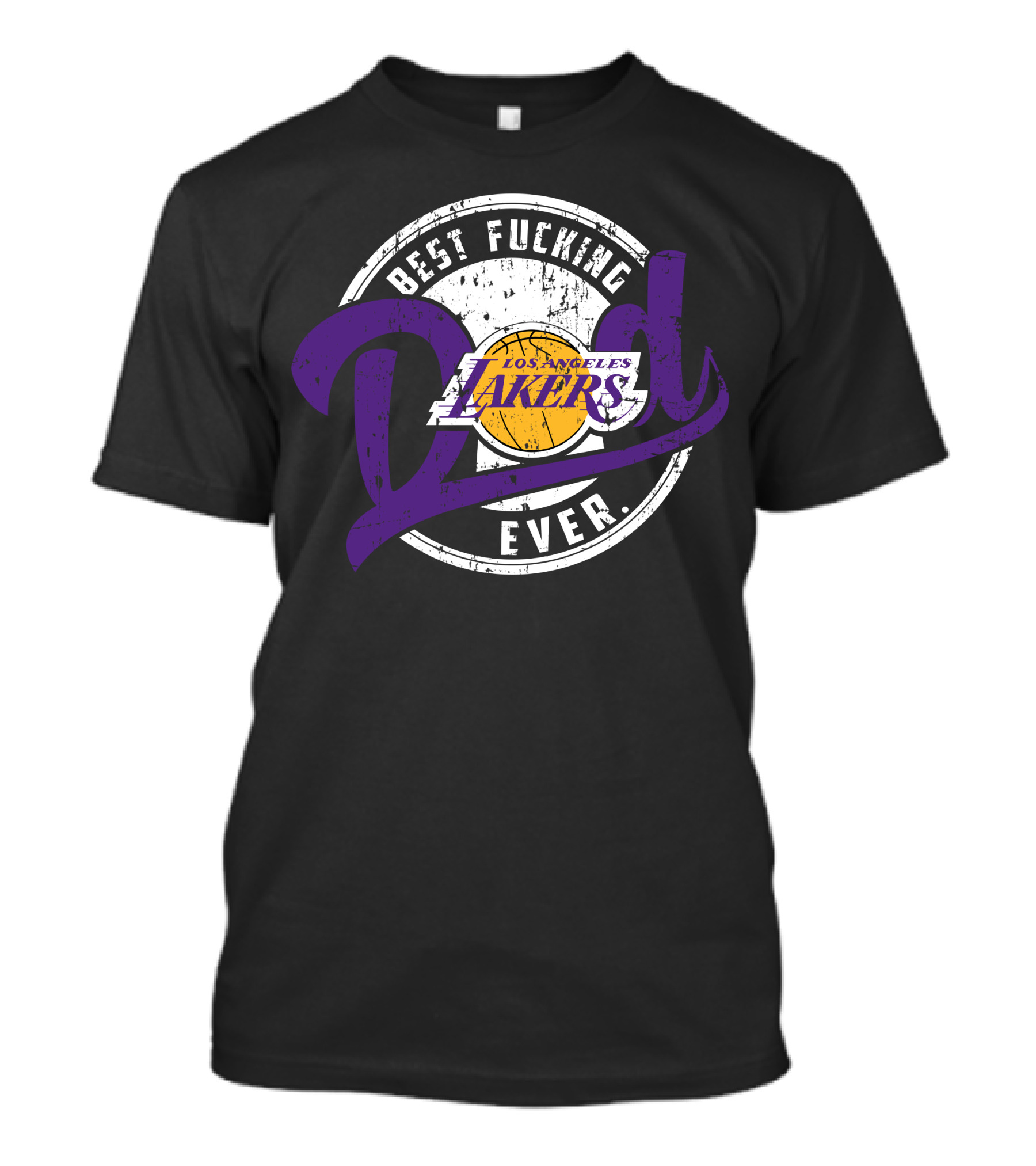 Best Dad Ever Los Angeles Lakers T-Shirt