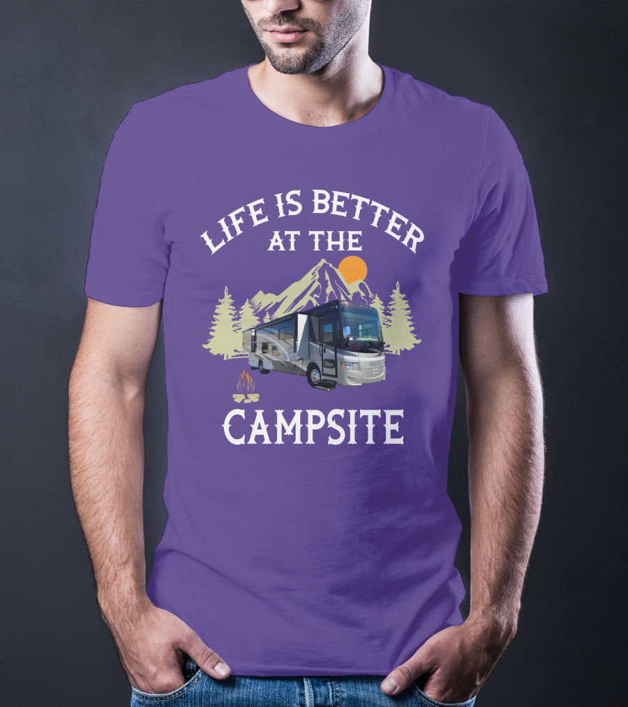 Life Is Better At The Campsite Tiffin Motorhomes ALLEGRO T-Shirt