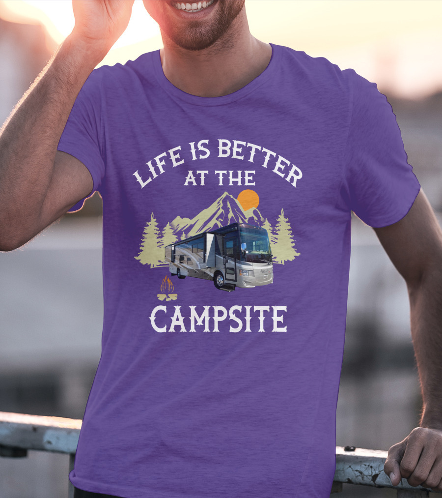 Life Is Better At The Campsite Tiffin Motorhomes ALLEGRO T-Shirt