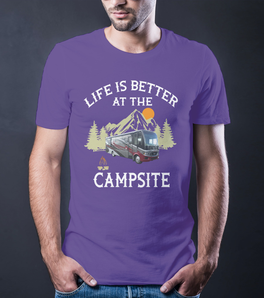 Life Is Better At The Campsite Region 5 Newmar Kountry Klub T-Shirt