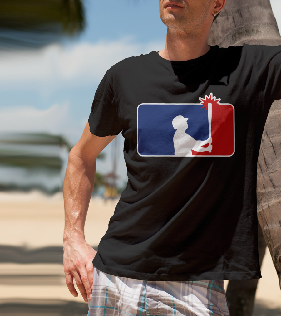 Let Brett Bang MLB Funny Parody Baseball Bat T-Shirt
