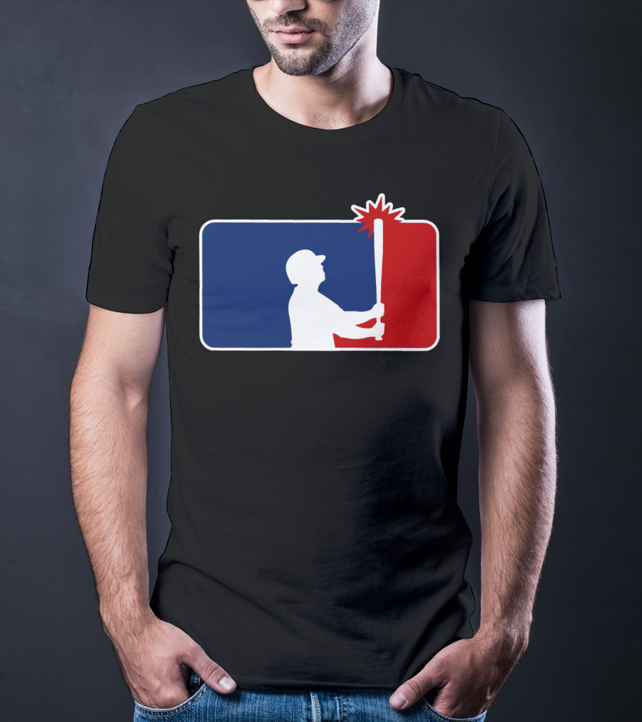Let Brett Bang MLB Funny Parody Baseball Bat T-Shirt