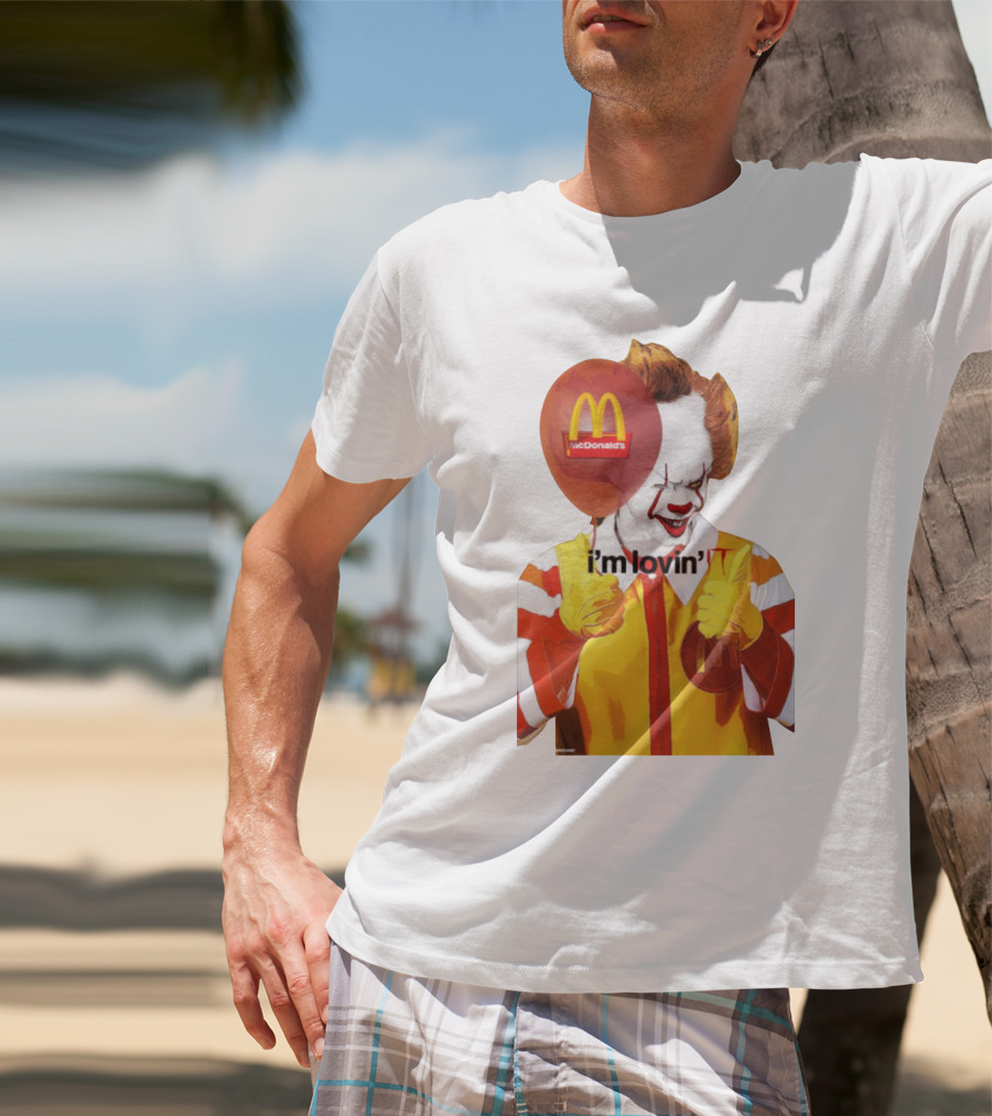 McDonald's I'm Lovin' It Clown Holding Red Balloon T-Shirt