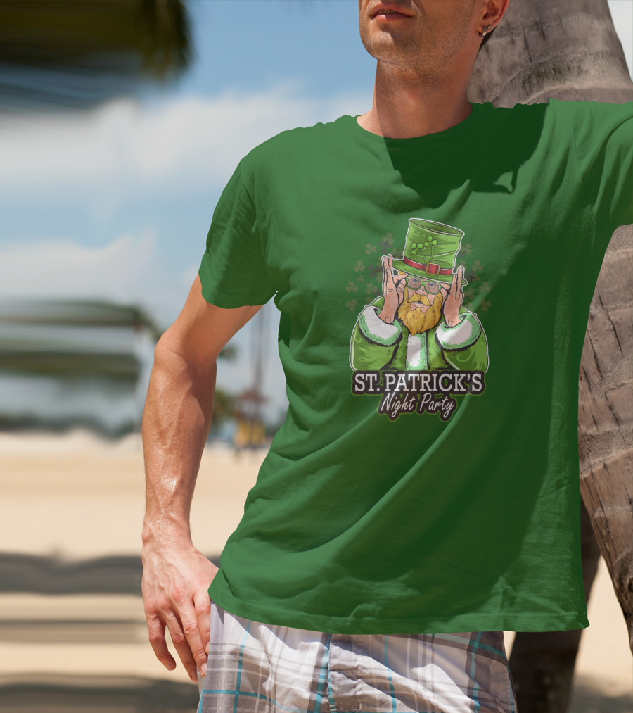 ST. PATRICK'S NIGHT PARTY Irish Leprechaun T-Shirt