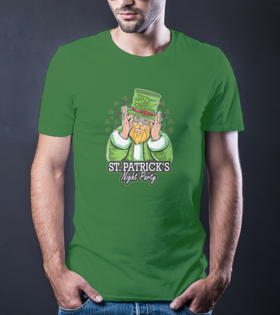ST. PATRICK'S NIGHT PARTY Irish Leprechaun T-Shirt