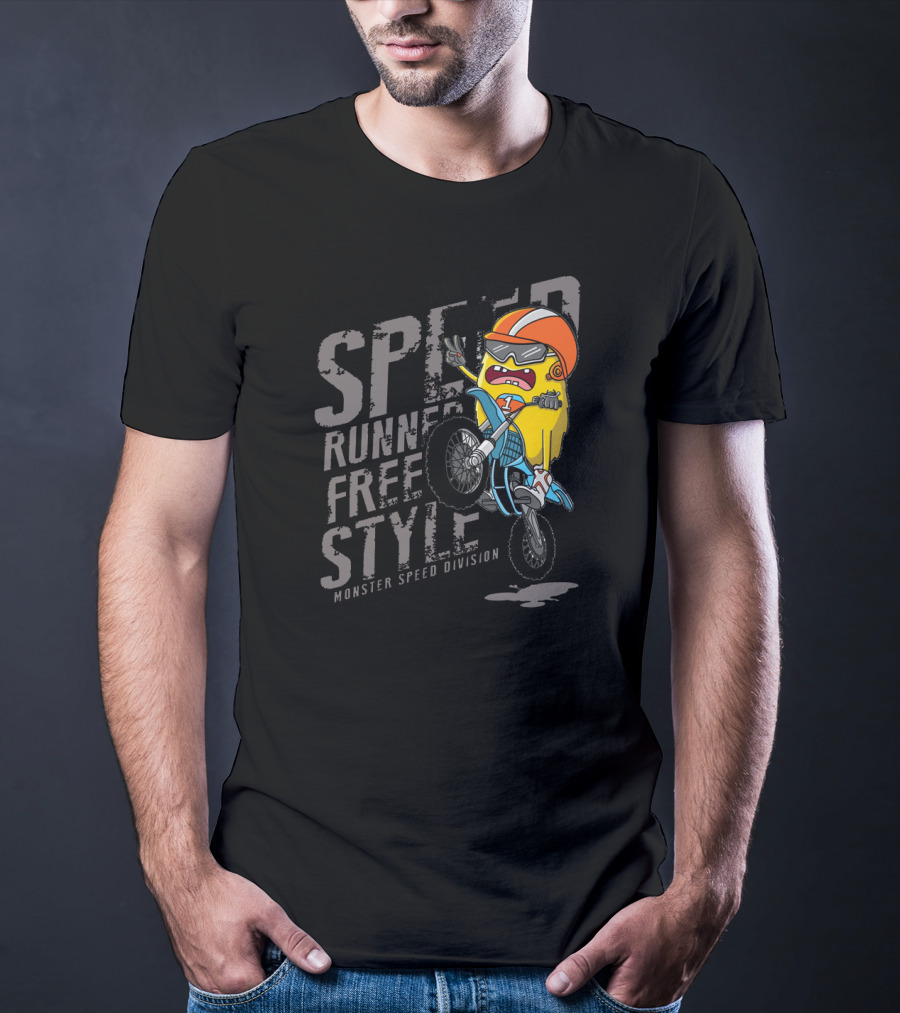 Speed Runner Freestyle Monster Speed Division Yeah T-Shirt