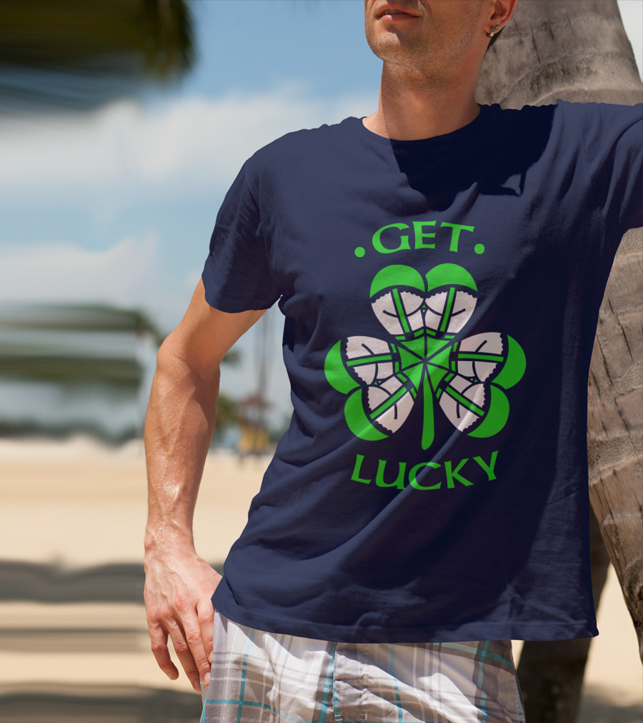 Get Lucky Irish Shamrock Clover St. Patrick's Day T-Shirt