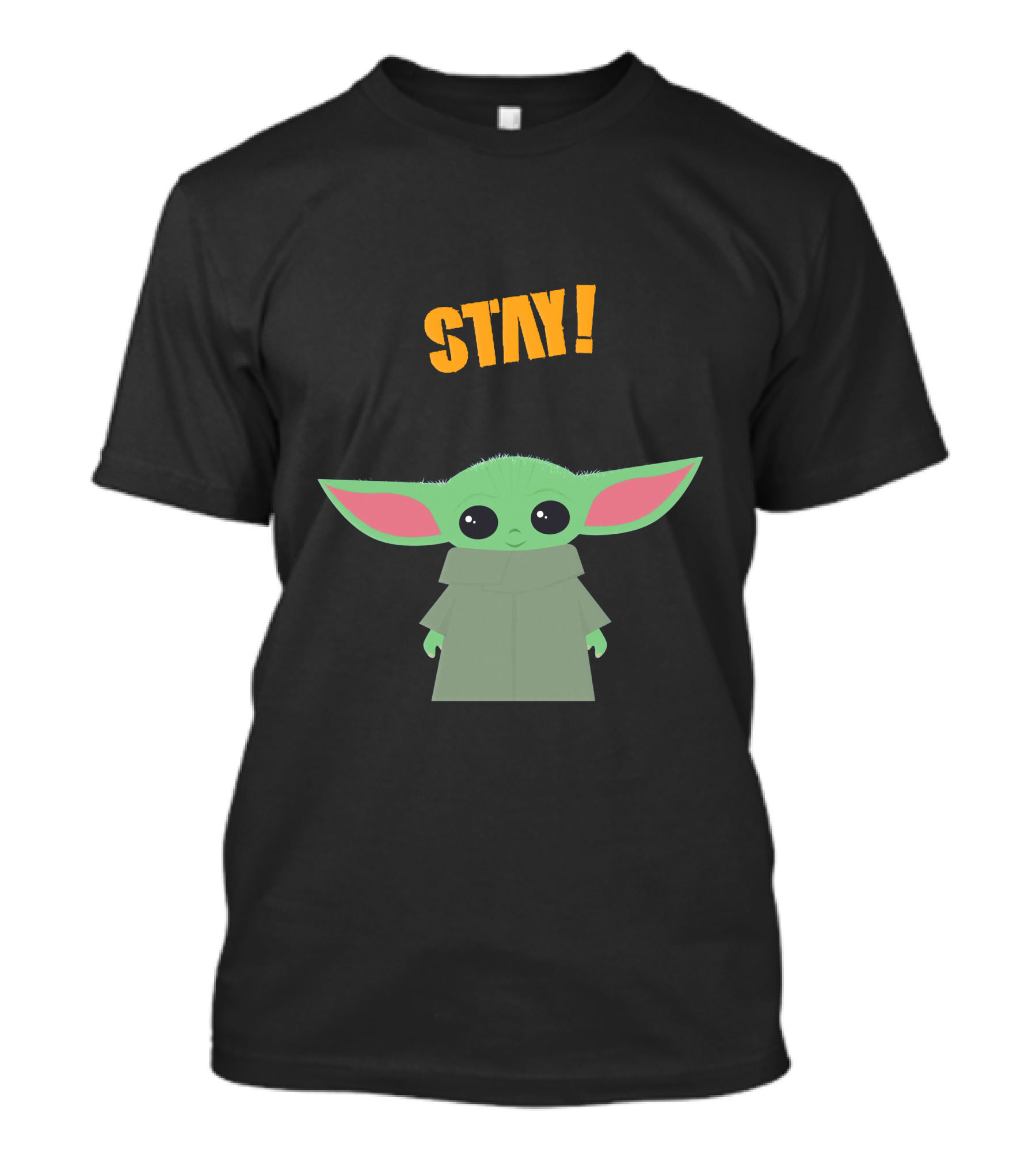 Stay Baby Yoda Mandalorian Grogu T-Shirt
