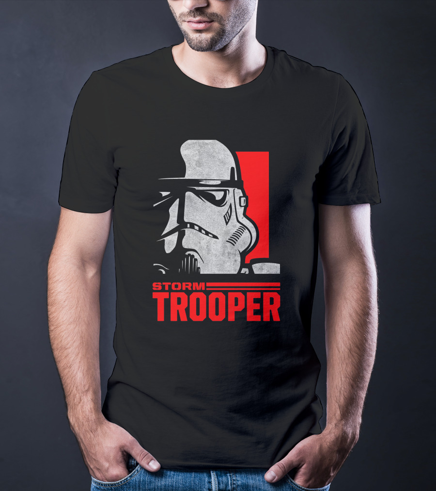 STORM TROOPER Star Wars Red Rectangle T-Shirt