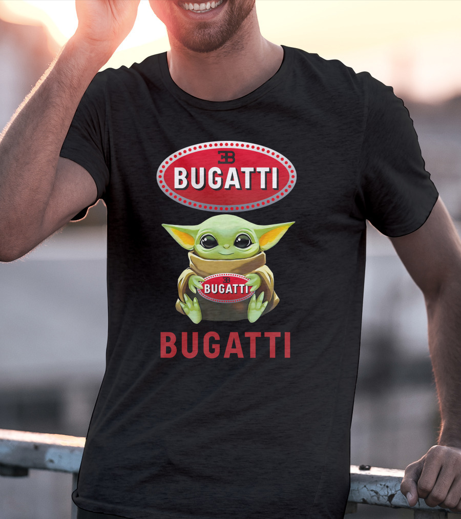 Bugatti Baby Yoda Hugging T-Shirt