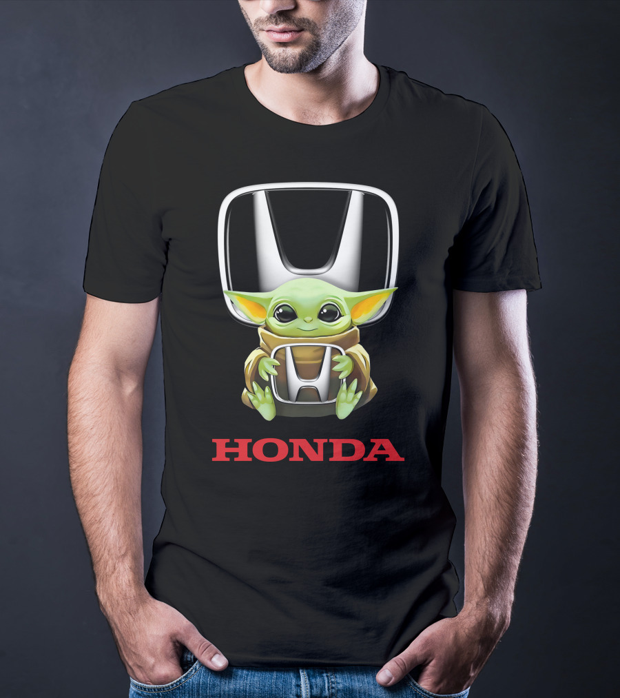 Baby Yoda With Iconic Honda Emblem T-Shirt