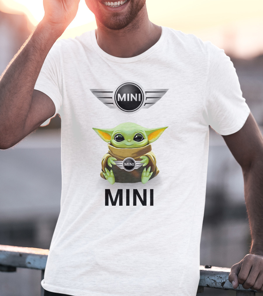 Mini Baby Yoda Hug T-Shirt