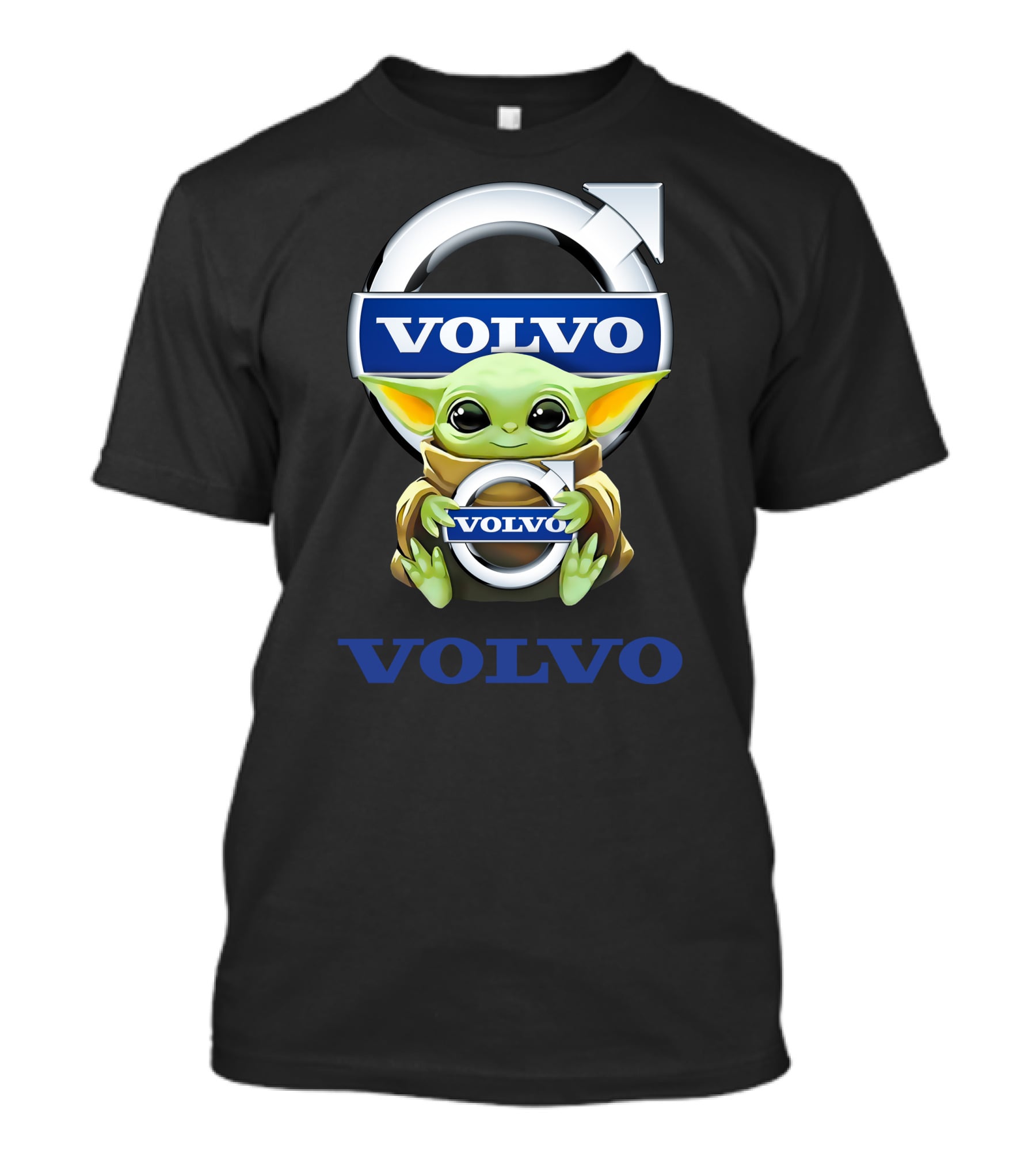 Star Wars Baby Yoda With Volvo T-Shirt