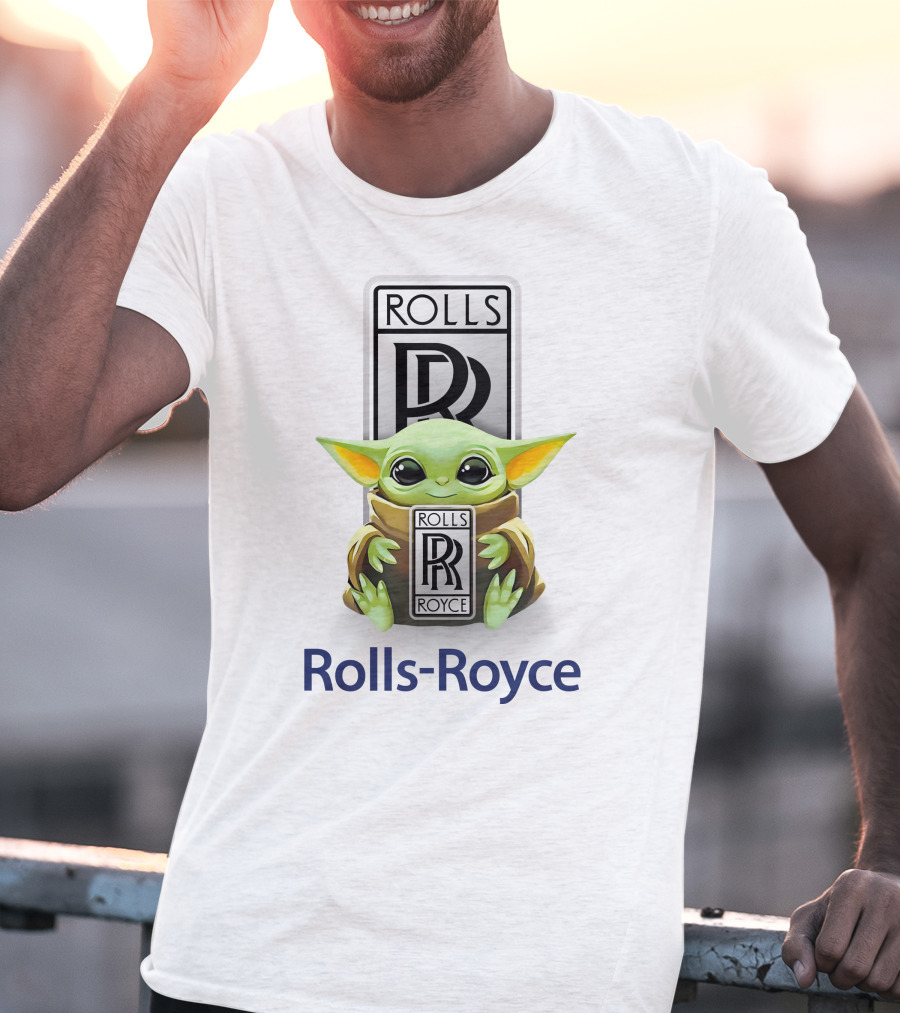 Grogu Hug Rolls Royce T-Shirt