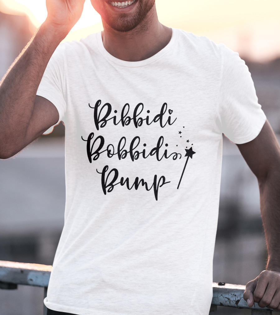 Bibbidi Bobbidi Bump Magic Wand Stars T-Shirt