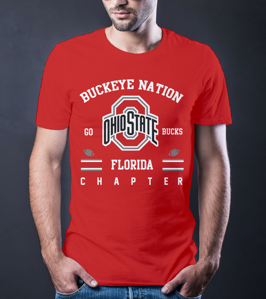 Buckeye Nation Ohio State Go Bucks Florida Chapter T-Shirt