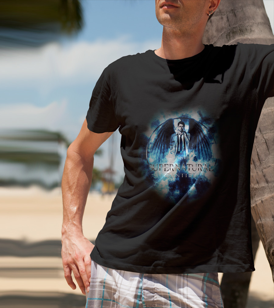 Supernatural Castiel Angelic Aura T-Shirt