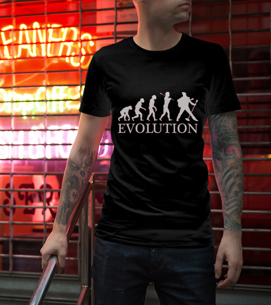 Golf Evolution - From Primate To Golfer Journey T-Shirt