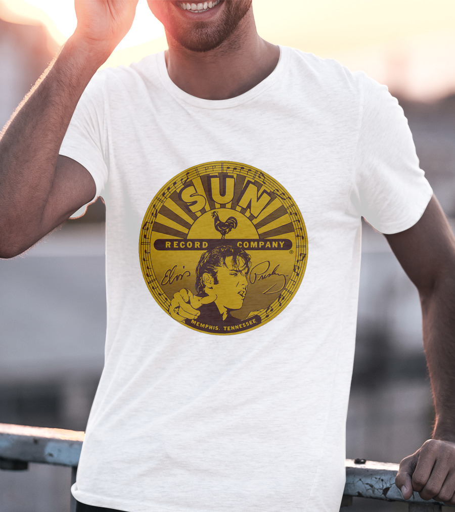 SUN Record Company Elvis Presley Memphis Tennessee T-Shirt