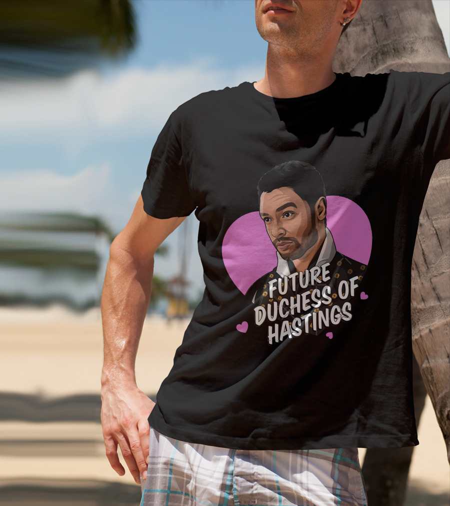 Future Duchess Of Hastings Regency Romance Gentleman Heart Background T-Shirt