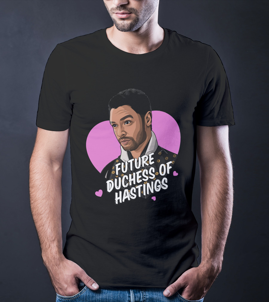 Future Duchess Of Hastings Regency Romance Gentleman Heart Background T-Shirt