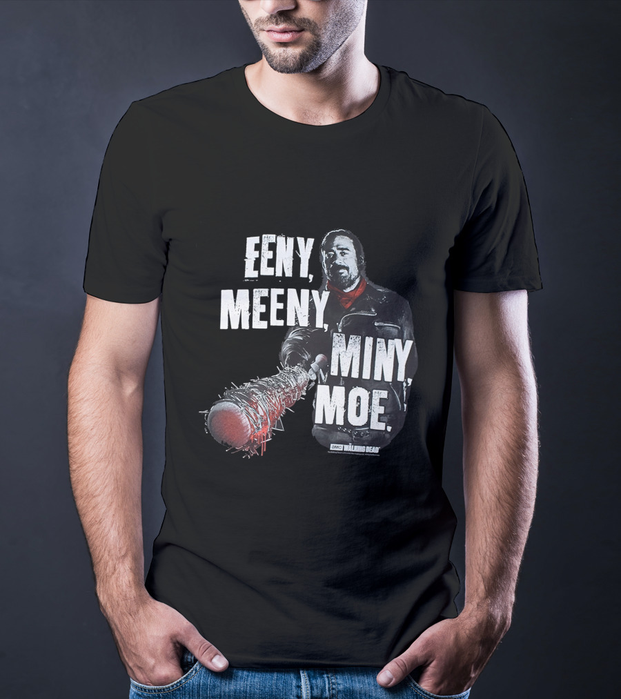 Eeny Meeny Miny Moe The Walking Dead Negan Lucille T-Shirt