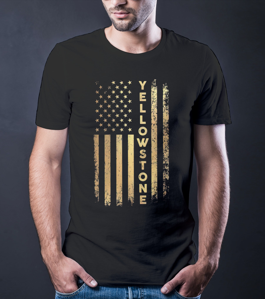Yellowstone USA Flag T-Shirt
