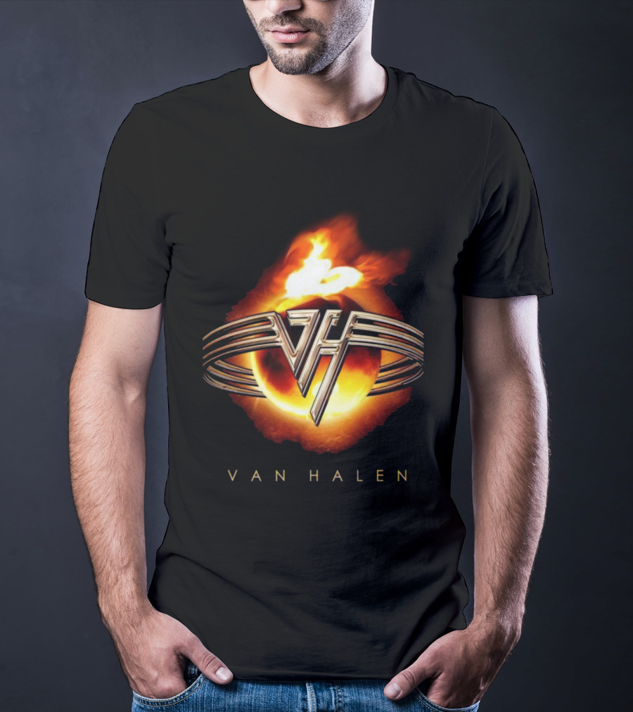 Van Halen Flaming Logo Iconic T-Shirt