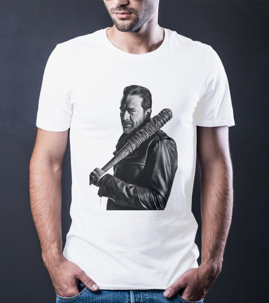 Jeff Negan Walking Dead Lucille Bat Iconic Image T-Shirt