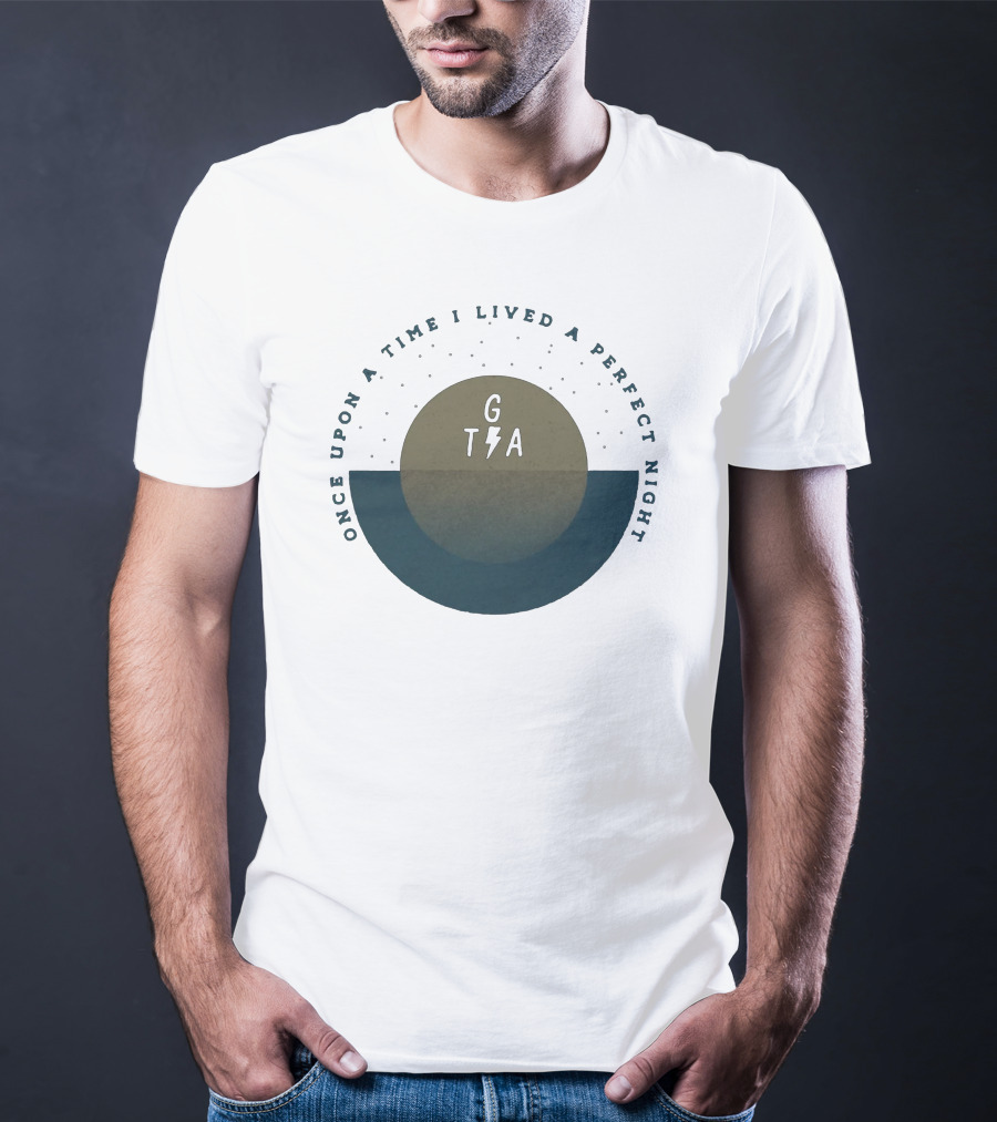 Once Upon A Time I Lived A Perfect Night GTA Gaslight Anthem Merch New T-Shirt
