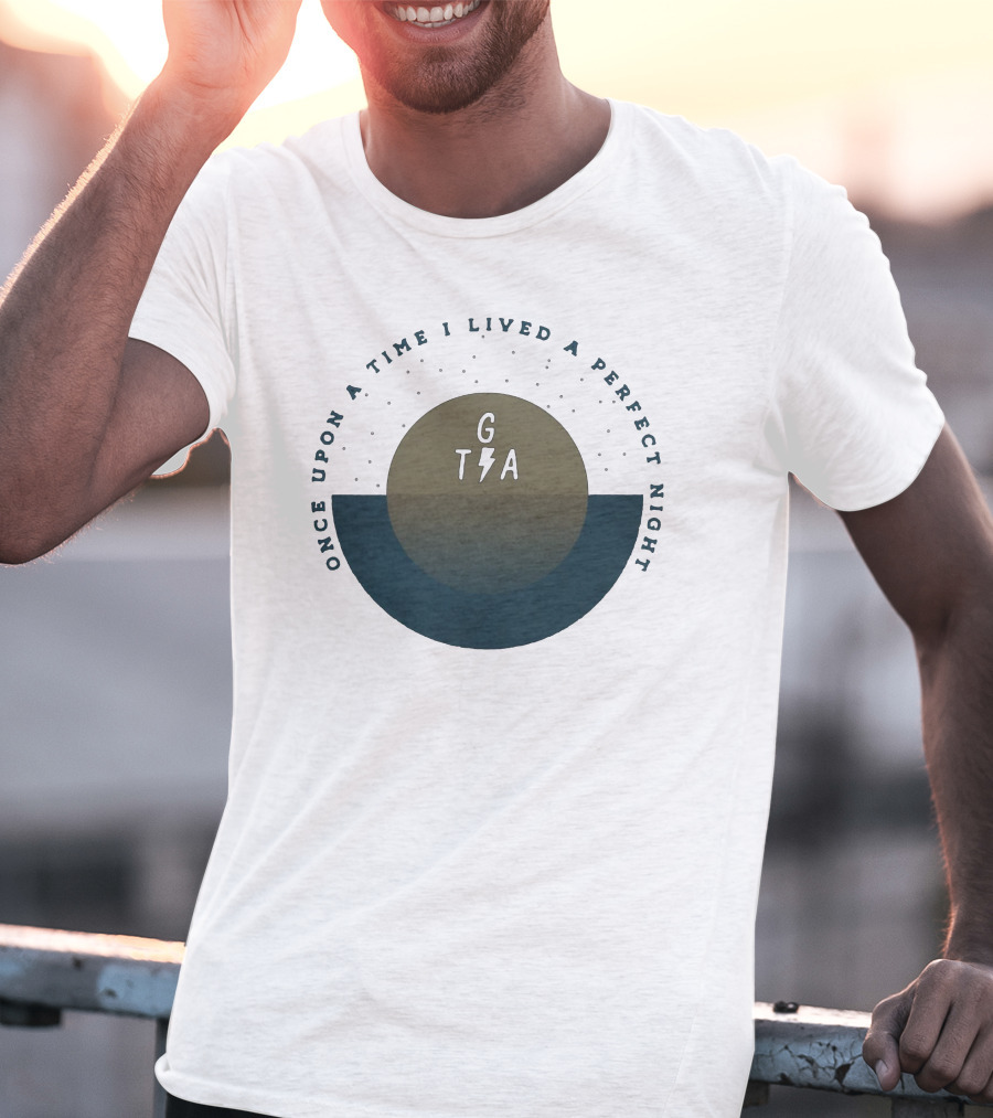 Once Upon A Time I Lived A Perfect Night GTA Gaslight Anthem Merch New T-Shirt