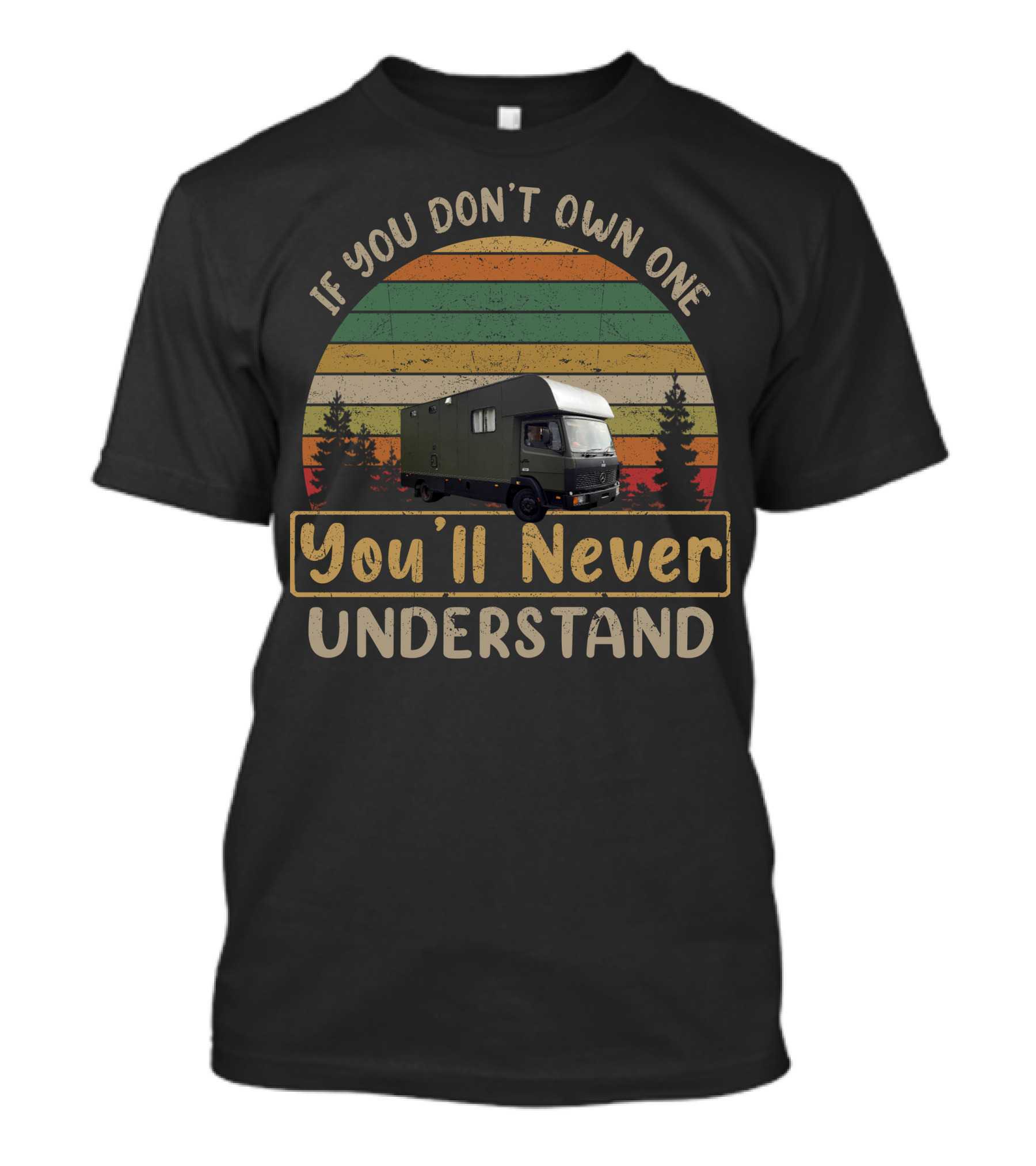 If You Don't Own One You'll Never Understand Horsebox Camper Vintage T-Shirt