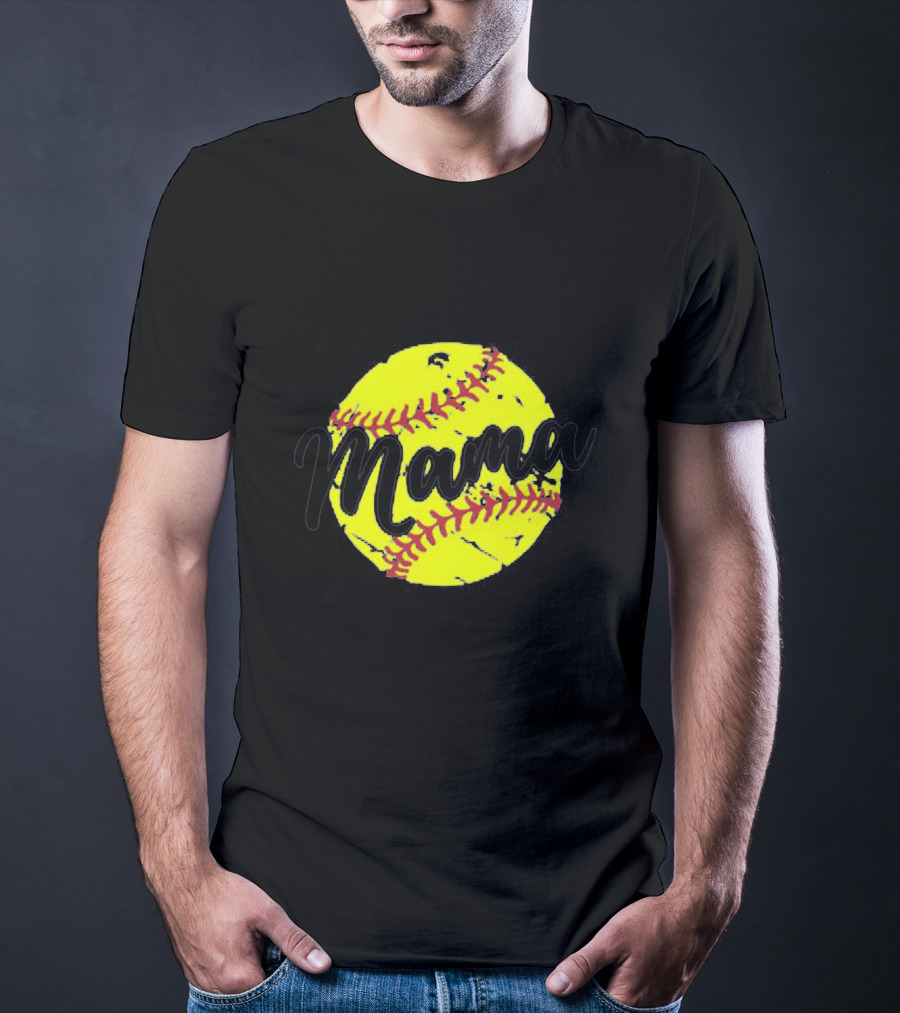 Mama Softball Love T-Shirt