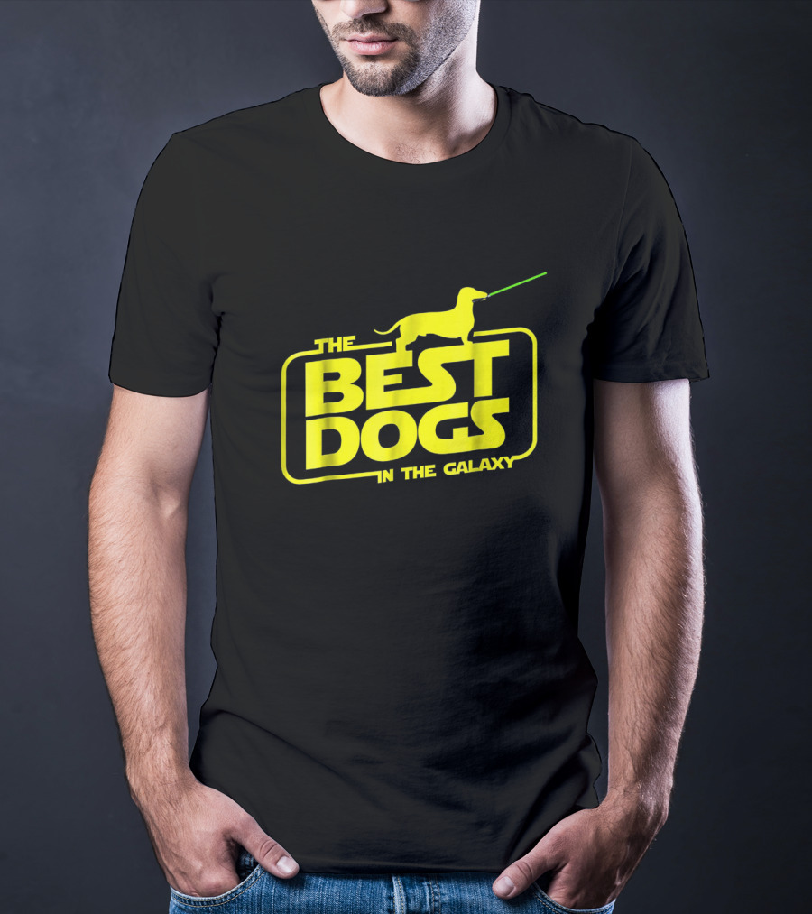 Best Dogs In The Galaxy Dachshund Star Wars T-Shirt