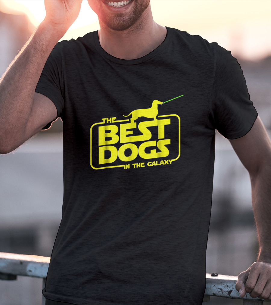 Best Dogs In The Galaxy Dachshund Star Wars T-Shirt