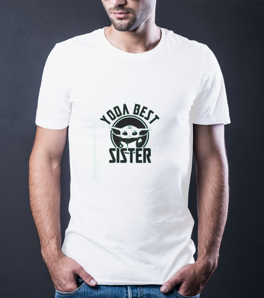 Yoda Best Sister Baby Yoda Grogu Star Wars T-Shirt