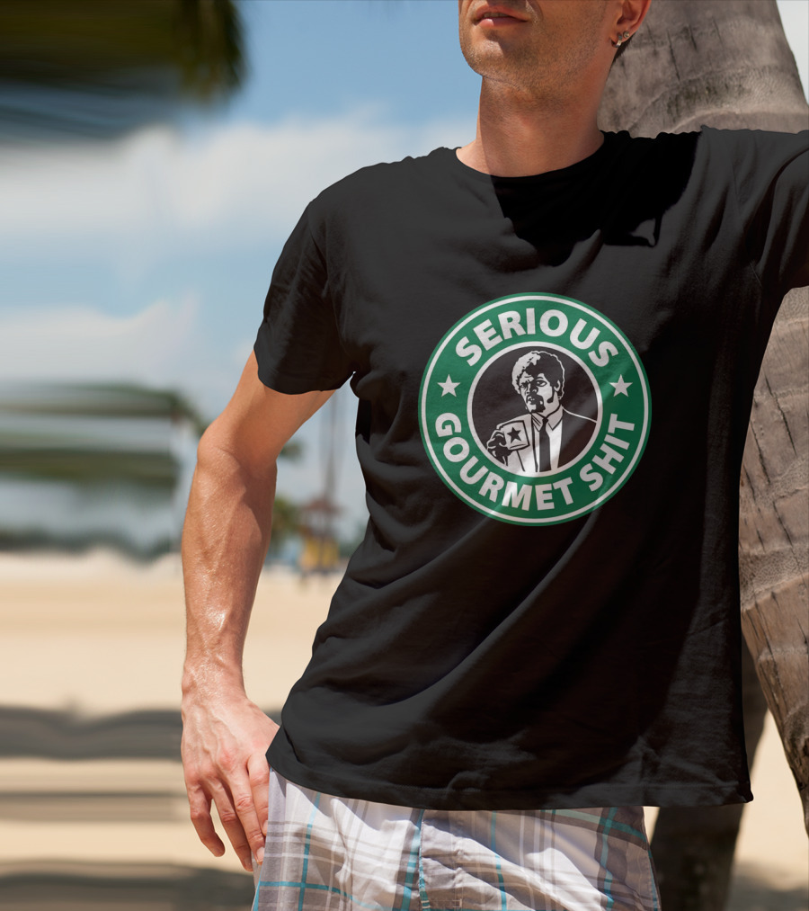 Jules Winnfield Serious Gourmet Coffee Parody Starbucks T-Shirt