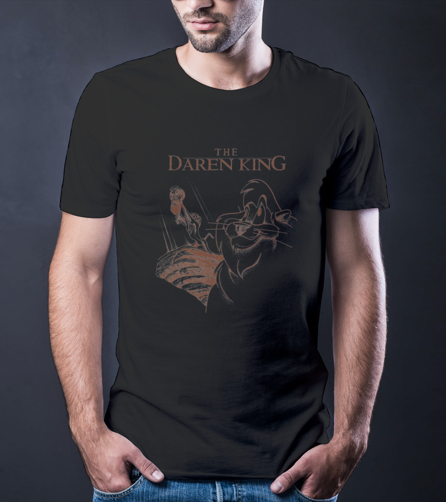 The Daren King Parody Featuring Cartoon Animal Rock Climb Drawing T-Shirt