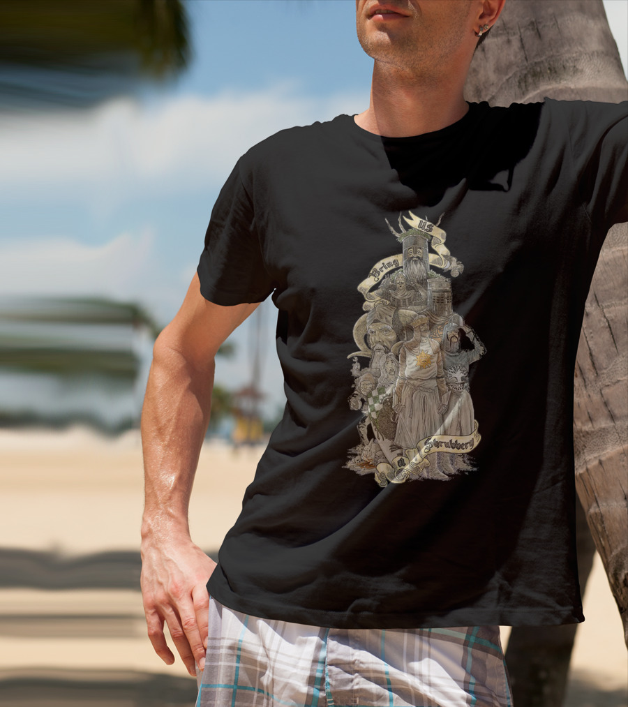 Monty Python King Arthur Knights Demand Shrubbery T-Shirt