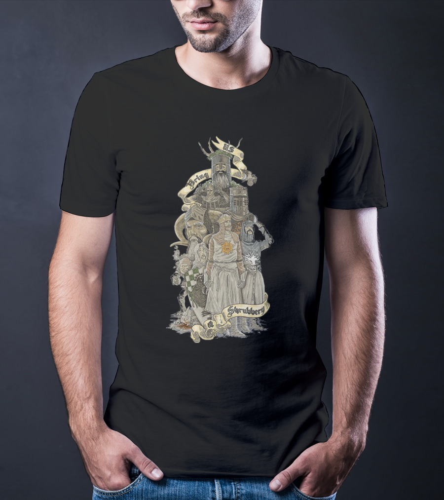 Monty Python King Arthur Knights Demand Shrubbery T-Shirt