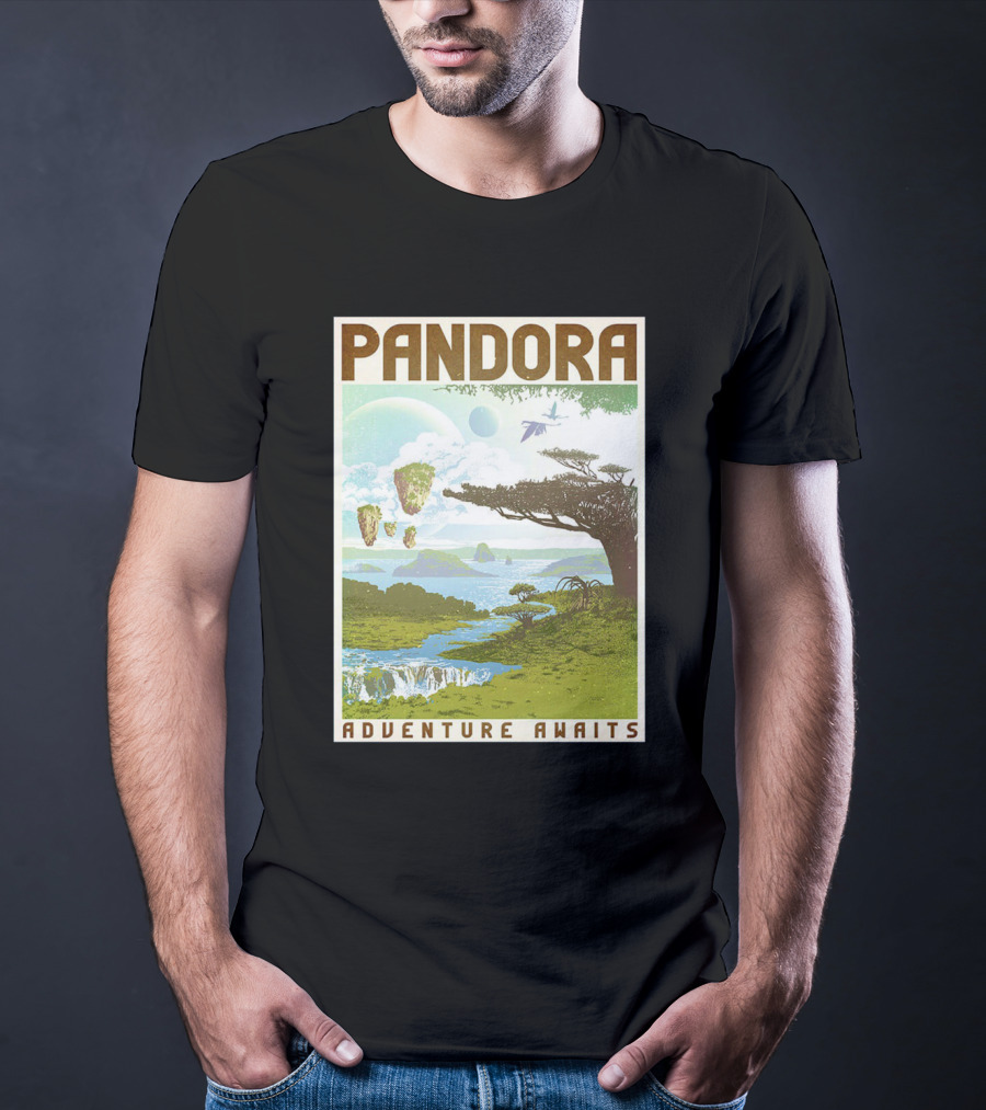 Pandora Adventure Awaits Floating Islands Scenic Landscape T-Shirt