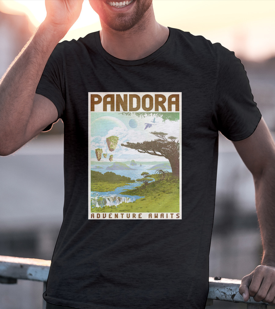 Pandora Adventure Awaits Floating Islands Scenic Landscape T-Shirt