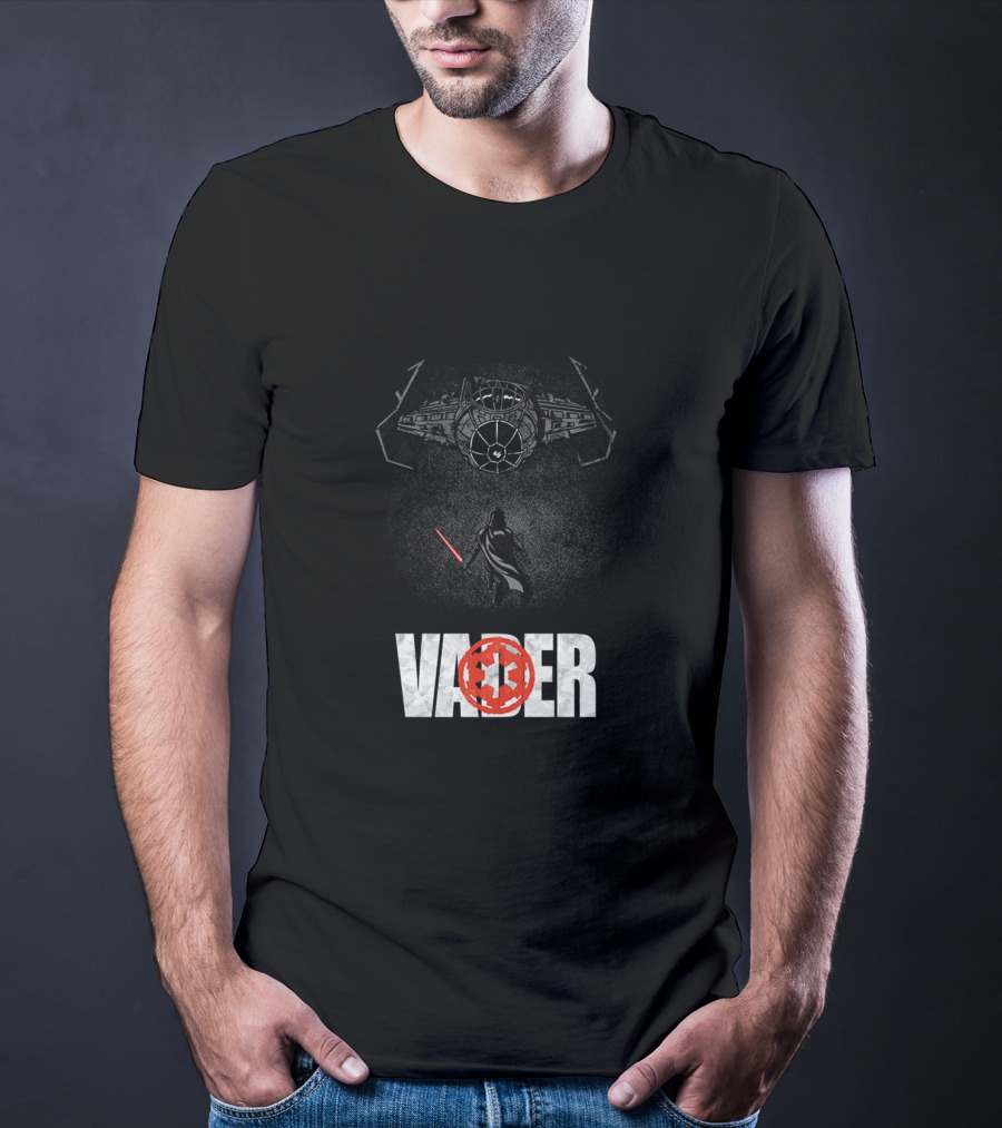 Vader Dark Side Of The Force Sith Fighter Empire T-Shirt