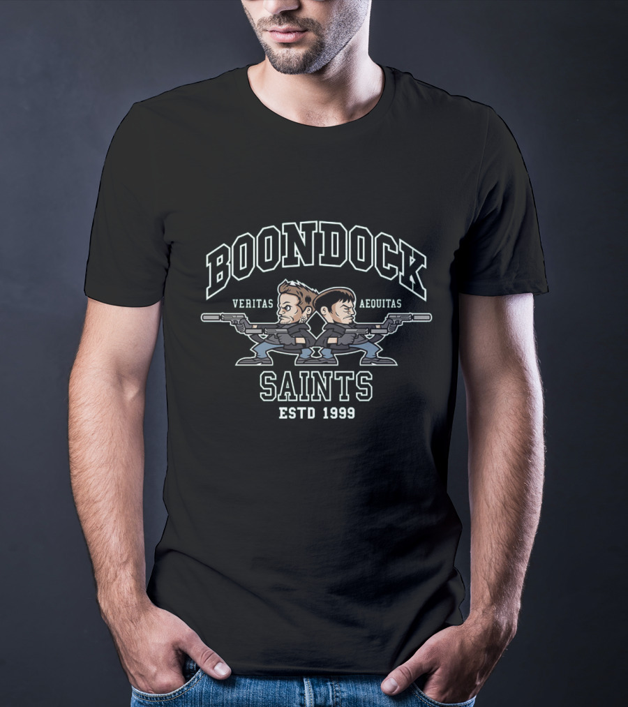 Boondock Saints Veritas Aequitas ESTD 1999 T-Shirt