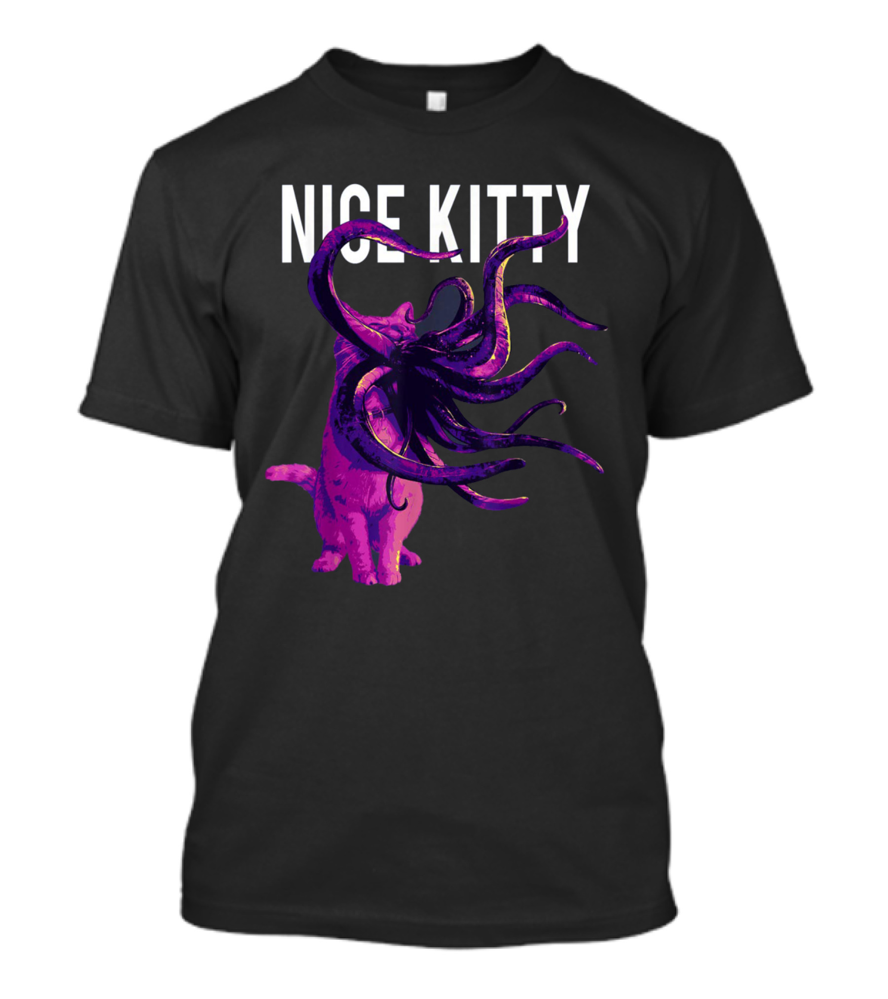 Captain Marvel Goose Nice Kitty Tentacle Creature T-Shirt