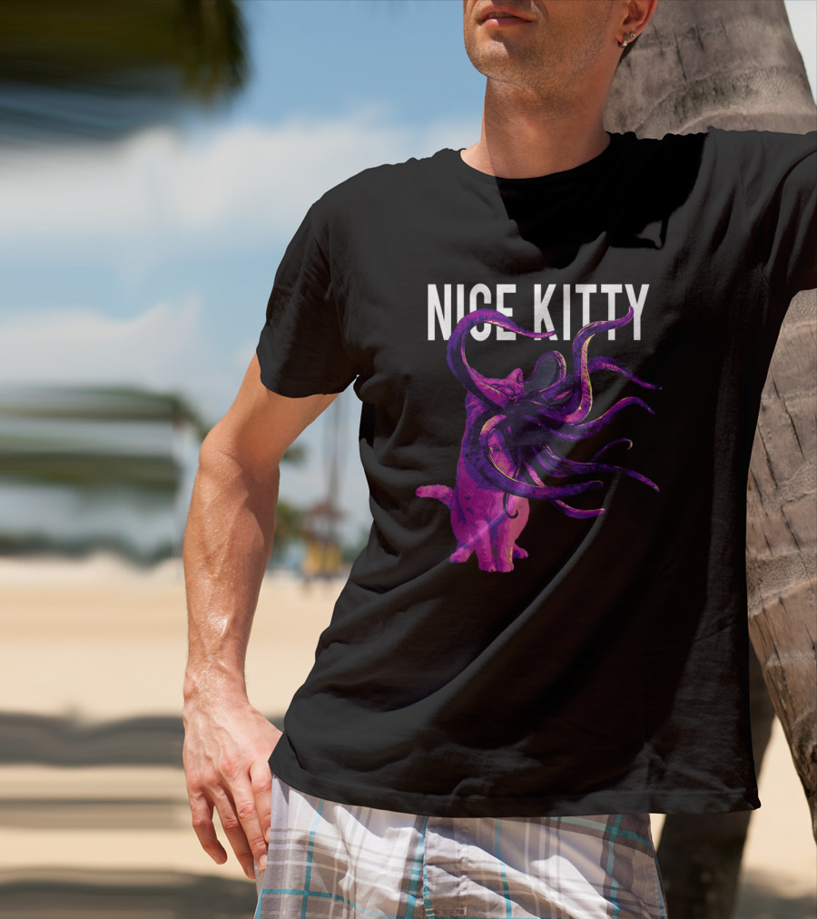 Captain Marvel Goose Nice Kitty Tentacle Creature T-Shirt
