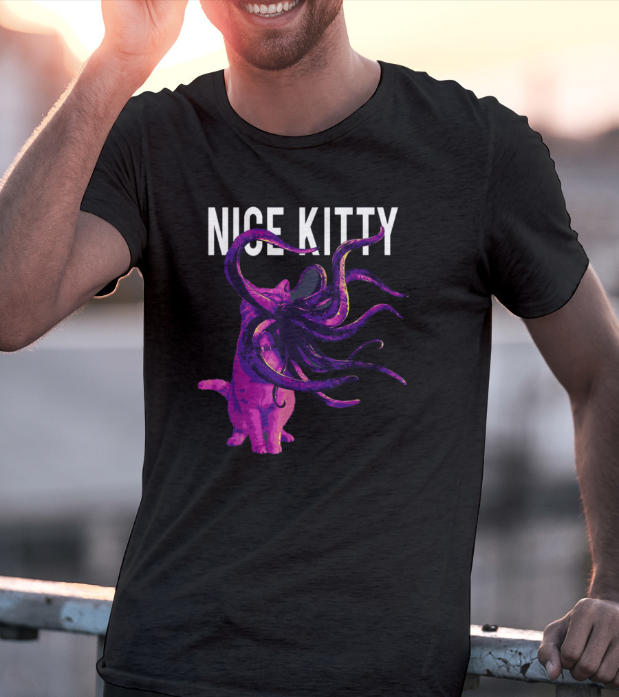 Captain Marvel Goose Nice Kitty Tentacle Creature T-Shirt