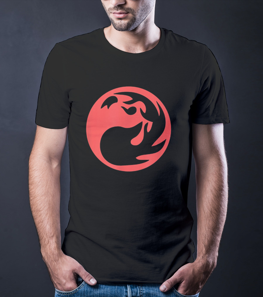 Red Mana Symbol Magic TCG Gathering Mana Symbols T-Shirt