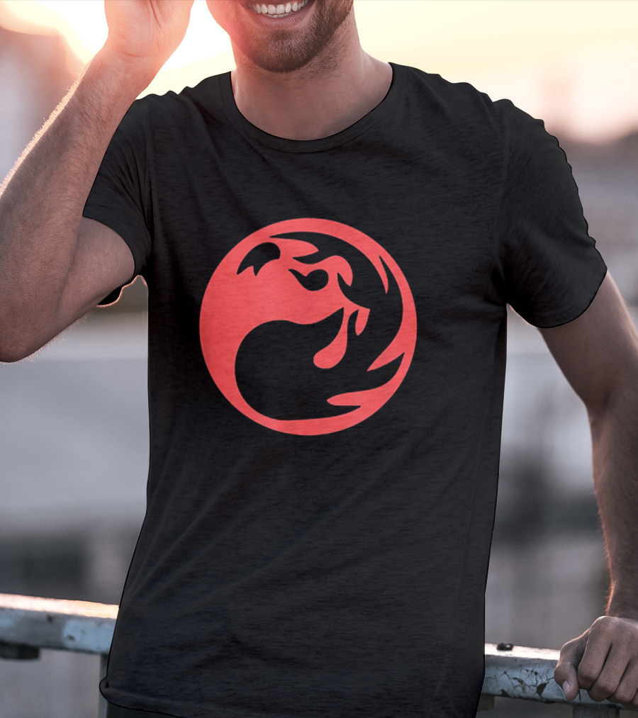 Red Mana Symbol Magic TCG Gathering Mana Symbols T-Shirt